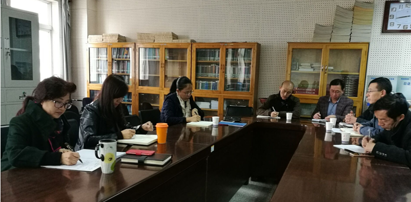            曹洁副校长来外国语学院指导工作 